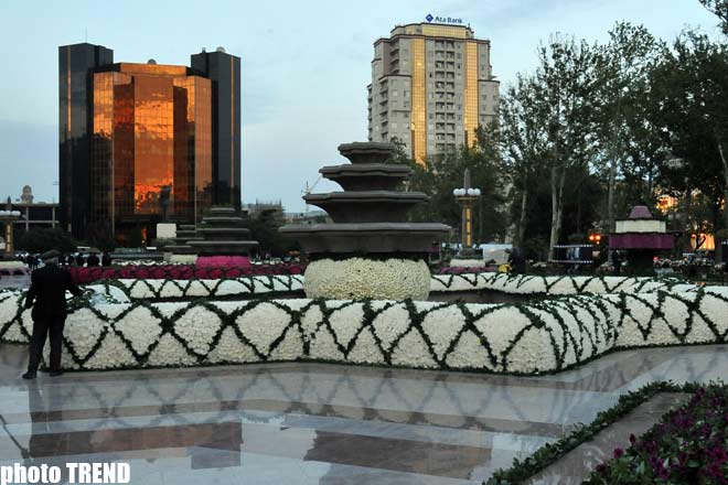 Bakı parklarında Gül bayramı keçirilir - FOTOSESSİYA